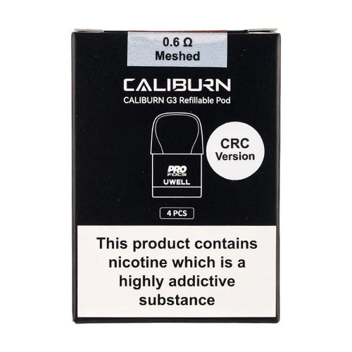 Caliburn G3 & G4 Replacement Pods - Pack of 4 | Uwell Pods Canada