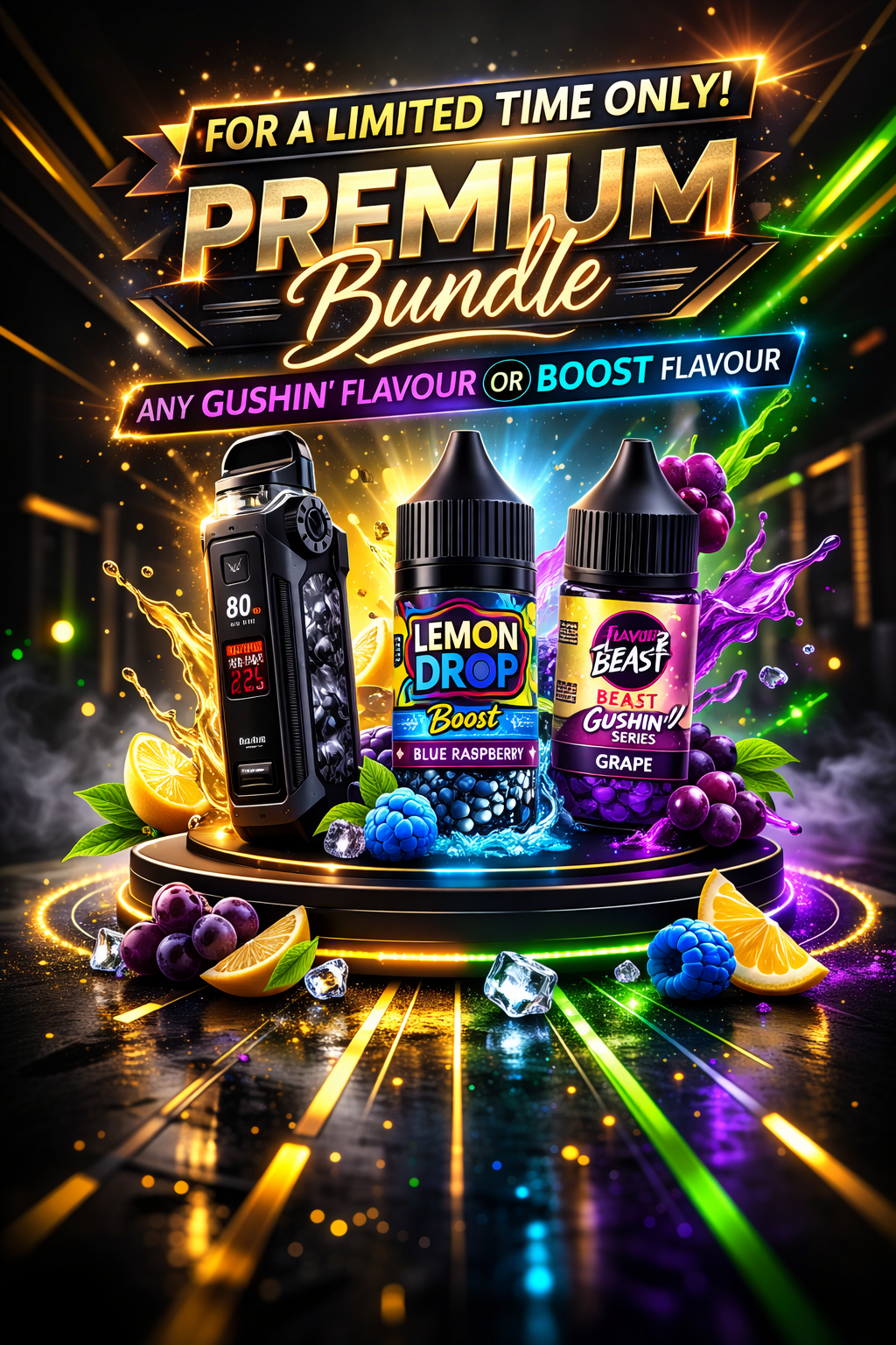 IPX 80 Premium Lemon Drop Boost Bundle