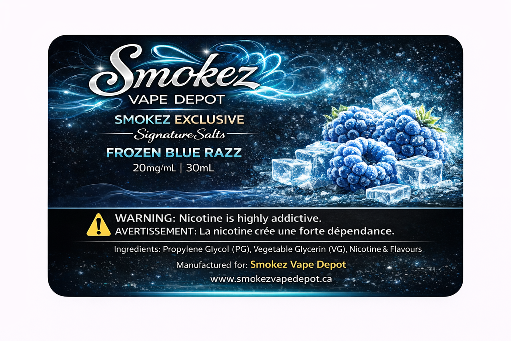 Frozen Blue Razz - Smokez Exclusive Signature Salts