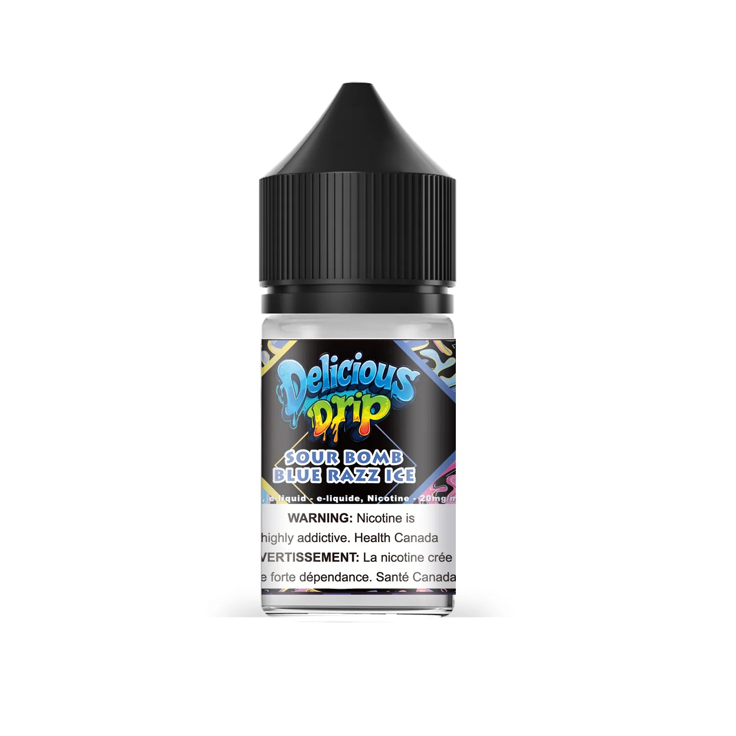 Delicious Drip Sour Bomb Blue Razz Ice E-liquid