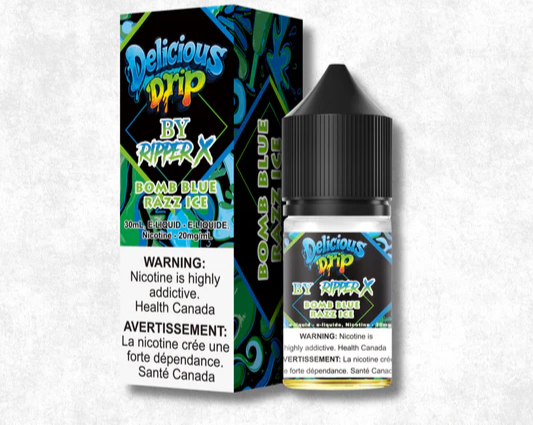 Delicious Drip Bomb Blue Razz Ice E-Liquid | Icy Berry Vape Canada Smokez Vape Depot Delicious Drip Bomb Blue Razz Ice E-Liquid | Icy Berry Vape Canada Smokez Vape Depot