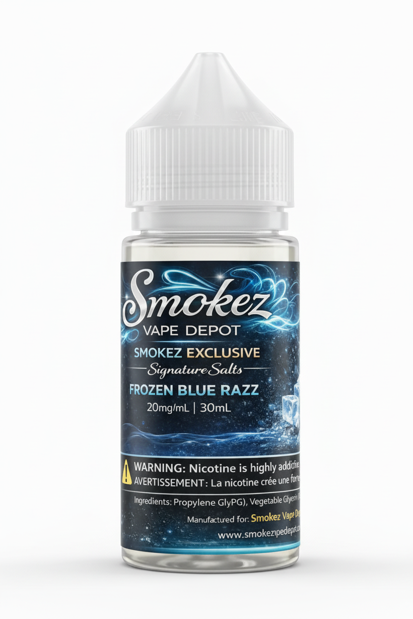Frozen Blue Razz Bottle